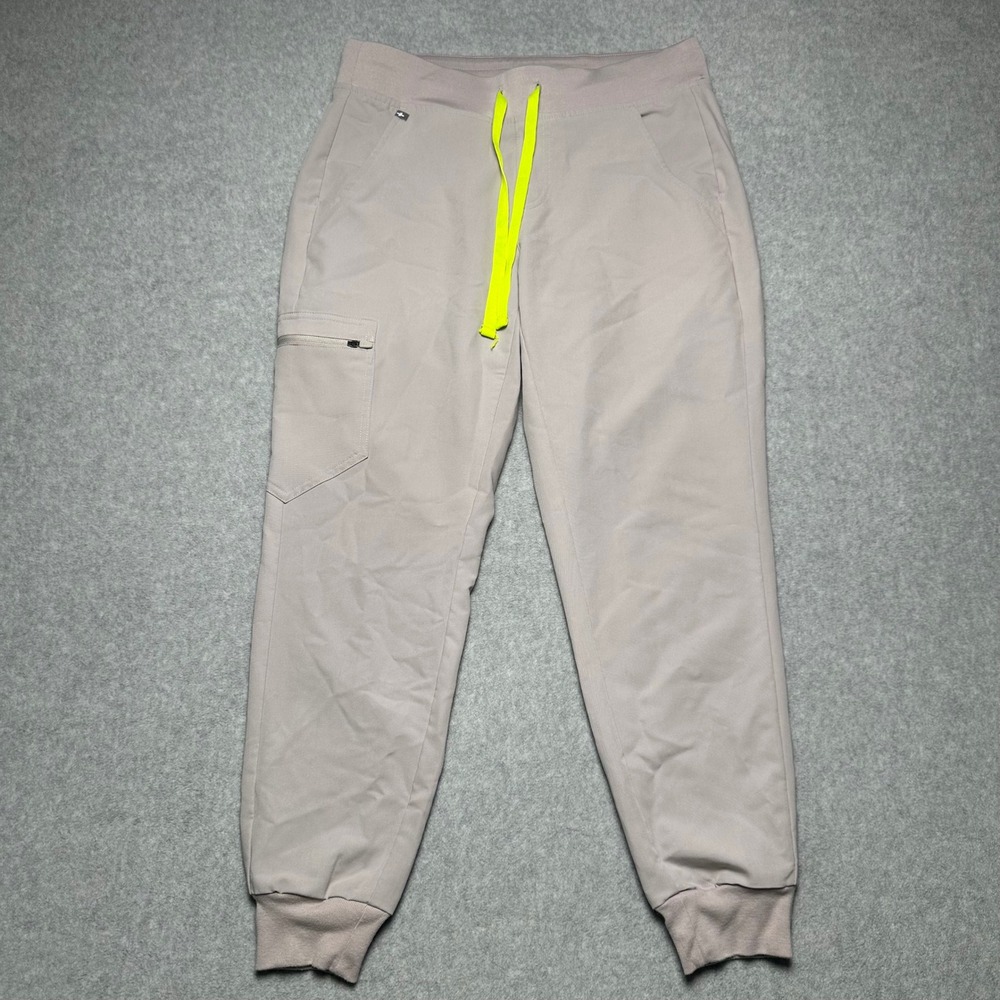FIGS Stone Grey Jogger Scrub Pants Womens Small/Petite PO #1843